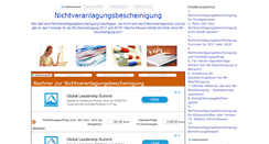 Desktop Screenshot of nichtveranlagungsbescheinigung.org